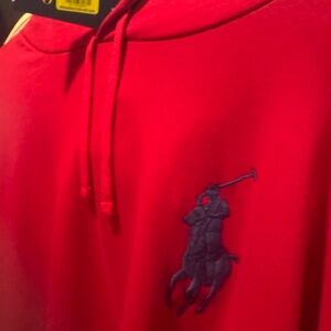 Polo by Ralph Lauren Men's Vibrant Red Hoodie